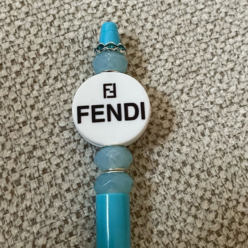 Fendi Turquoise Beaded Writing Instrument